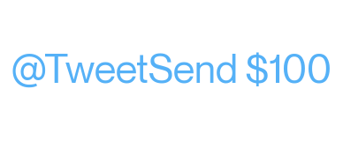 @TweetSend $100