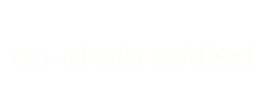 on-chain settled